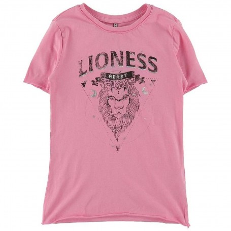 Camiseta Only Lucy Fit Ss Lion Top Box Jrs