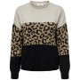 Jersei Only Jade Animal Ls O Neck Cc Knt