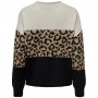 Jersei Only Jade Animal Ls O Neck Cc Knt