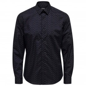 Camisa Only & Sons Sane Life Slim Ls Ditsy Poplin Shirt
