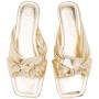Chanclas Only Millie-4 Knot Pu Foil Sandal