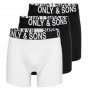 Boxer Only & Sons Fitz Wb Bold Logo Trunk 3-Pack Noos
