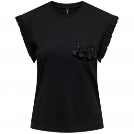 Camiseta Only Filippa Life Ss Detail Pocket Top Jrs