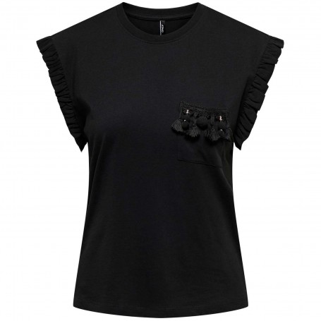 Camiseta Only Filippa Life Ss Detail Pocket Top Jrs