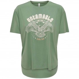 Camiseta Only Free Life Ss Print Top Box Jrs