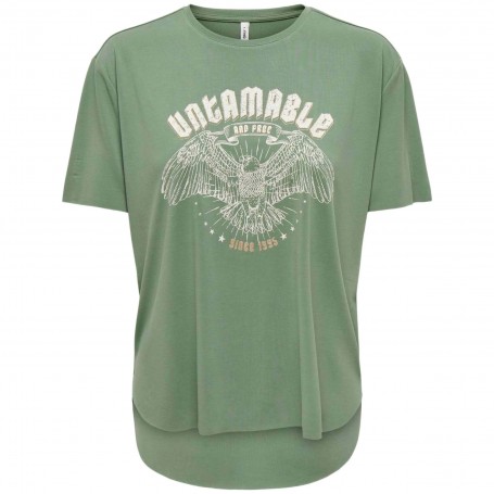 Camiseta Only Free Life Ss Print Top Box Jrs