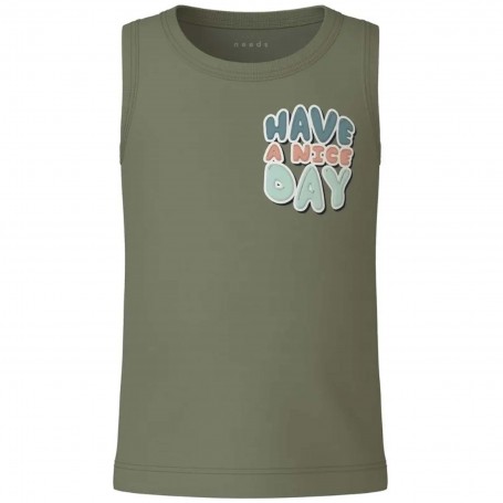 Camiseta Name It Victor Tank Top Verde Oliva