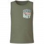 Camiseta Name It Victor Tank Top Verde Oliva