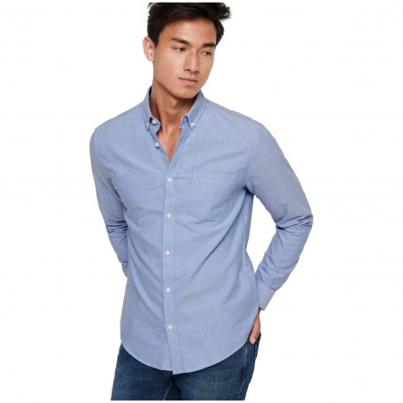 Camisa Only & Sons Alvaro Slim Ls Oxford Shirt Noos