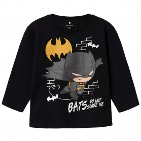 Camiseta Name It Seppel Batman Ls Nreg Top Wab