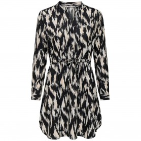 Vestido Only Cory Life Ls V-Neck Tunic Wvn Noos