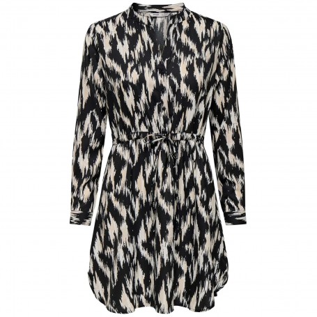 Vestido Only Cory Life Ls V-Neck Tunic Wvn Noos