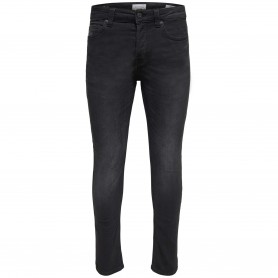 Vaquero Only & Sons Loom Slim Black Jog 7451 Pim Dnm Noos