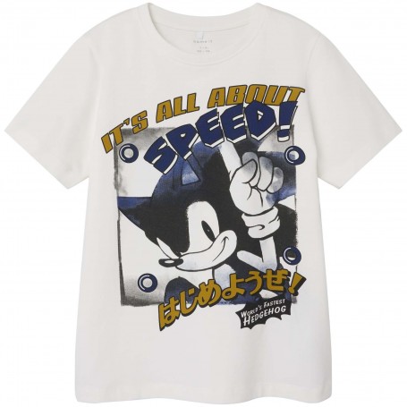 Camiseta Name It Junior Sonic Ss Top Box Bfu