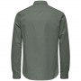 Camisa Only & Sons Sane Life Slim Ls Solid Poplin Shirt