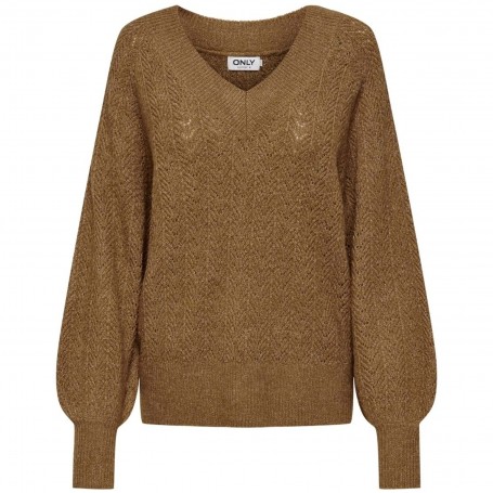 Jersei Only Lucilla Ls Glitter V-Neck Knt