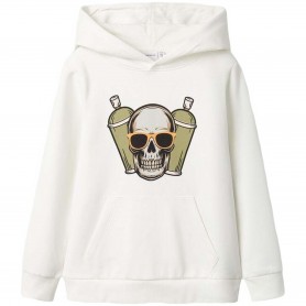 Sudadera Name It nkmTected Ls Sweat Wh Bru Ps