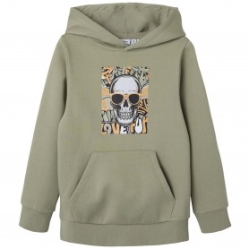 Sudadera Name It nkmTected Ls Sweat Wh Bru Ps