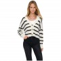 Chaqueta Only Carolnice Stripe Cardigan Knt Noos (Rayas Negras)