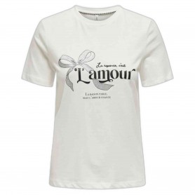 Camiseta Only Kita Life Reg Ss Bow Top Box Jrs