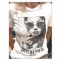 Camiseta Only Alba Life Ss Ego Top Box Cs Jrs *Letras Negras*