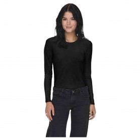 Camiseta Only Paris Ls O-Neck Mesh Top Jrs
