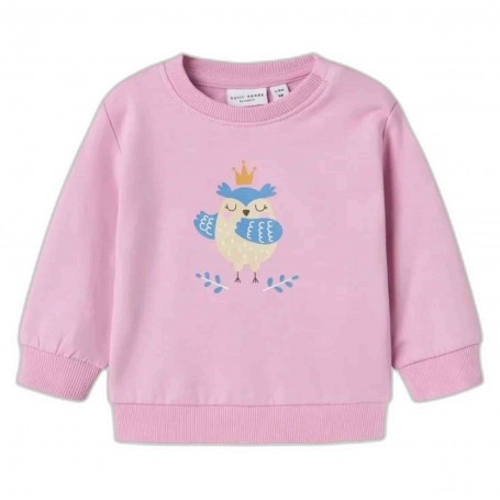 Camiseta Name It Vrillie Ls Sweat Box Bru