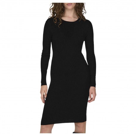 Vestido Only Louisa Ls O-Neck Dress Cc Knt