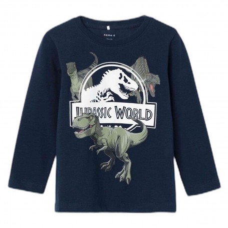 Camiseta Name It Nijal Jurassic Ls Top Noos Sky