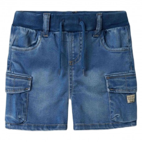 Pantalon Corto Name It Ben Baggy Dnm L Shorts 8610-To Noos