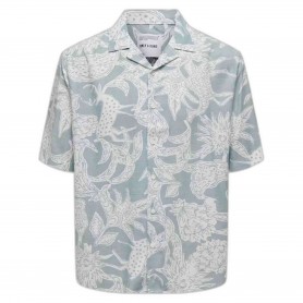 Camisa Only & Sons Den Life Rlx Ss Graphic Aop Shirt