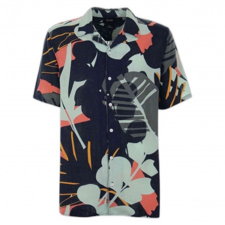 Camisa Only & Sons Bertil Reg Visc Linen Aop Ss Shirt