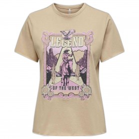 Camiseta Only Lucky Life Reg Ss Spirit Top Box Jrs