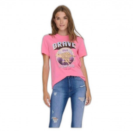 Camiseta Only Lucky Life Reg Ss Spirit Top Box Jrs