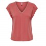 Camiseta Only Free Life Ss Modal Stitch Top Jrs