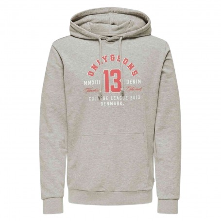 Sudadera Only & Sons Lenny Reg Vintage Print Hood Sweat