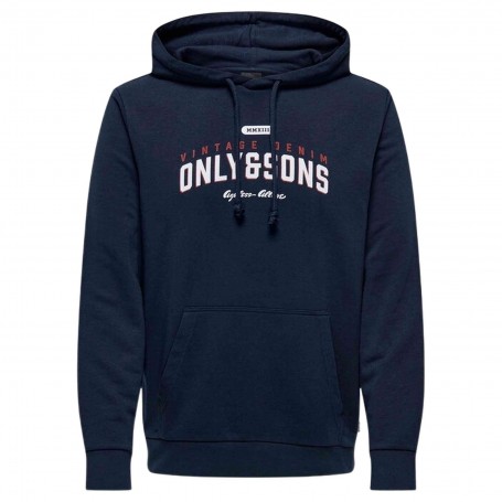 Sudadera Only & Sons Lenny Reg Vintage Print Hood Sweat