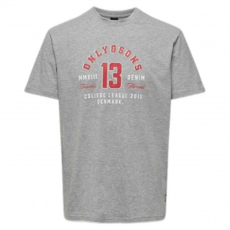 Camiseta Only & Sons Lenny Life Reg Vintage Print Tee Noos