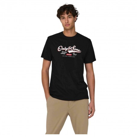 Camiseta Only & Sons Lenny Life Reg Vintage Print Tee Noos