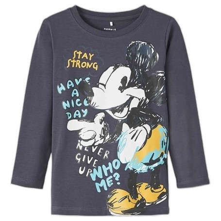 Camiseta Name It Stryg Mickey Ls Top Wdi