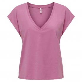 Camiseta Only Sanni Ss V-Neck Top Jrs