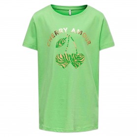 Camiseta Only Maggiwe Reg Ss Cherry Top Box Jrs