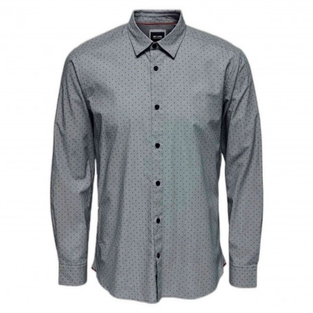 Camisa Only & Sons Deon Slim Ctn Ditsy Ls  Shirt Cs
