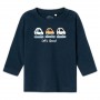 Camiseta Name It Vacion Ls Top Box Azul Oscuro