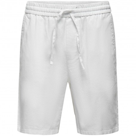 Pantalon Corto Only & Sons Onslinus 0007 Cot Lin Shorts Noos