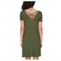 Vestido Only Onlbera Back Lace Up Ss Dress Jrs Noos