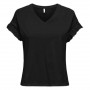 Camiseta Only Onllinda Sl V-Necck Top Box Jrs