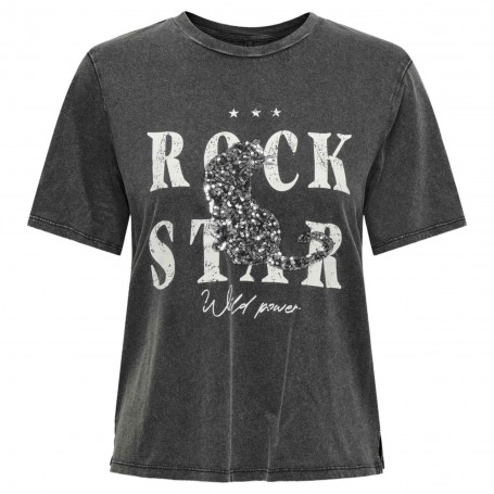 Camiseta Only Onllucy Life Ss Tigers Top Box Jrs