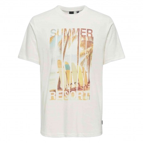 Camiseta Only & Sons Onsmagdy Life Reg Photoprint Ss Tee