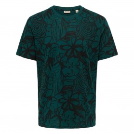 Camiseta Only & Sons Onspèrry Flower Life Aop Reg Ss Tee